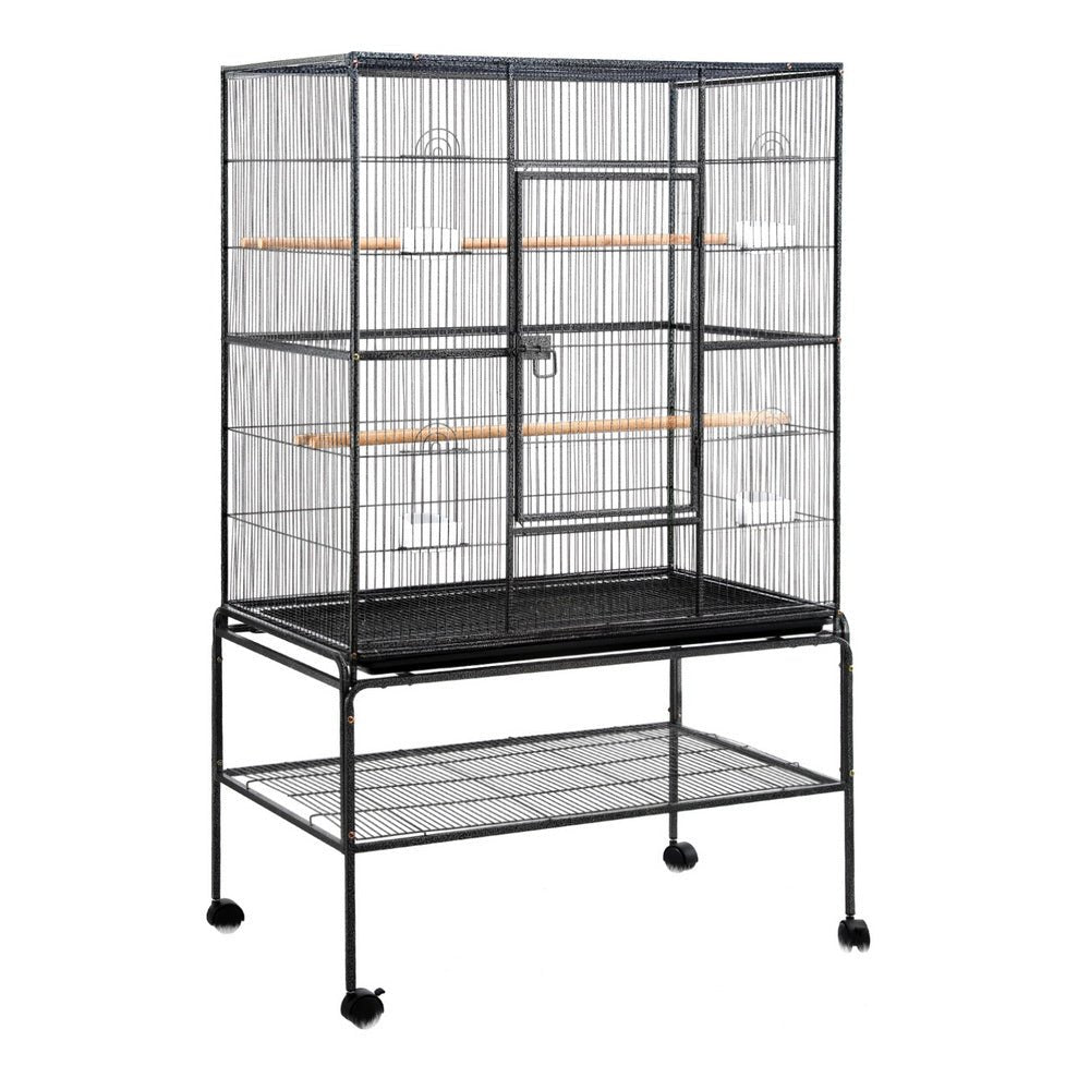 i.Pet | 160cm Bird Cage – Wrought Iron on Wheels | Cradle Coast Pet & Aquarium