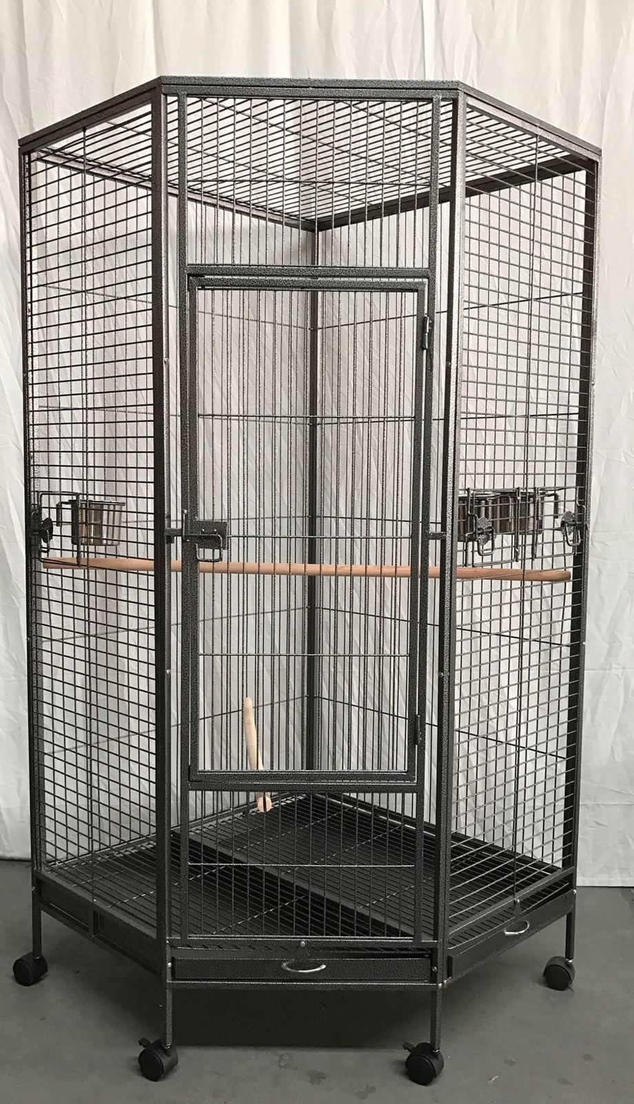 YES4PETS | 162cm Corner Bird Cage on Castor Wheels | Cradle Coast Pet & Aquarium