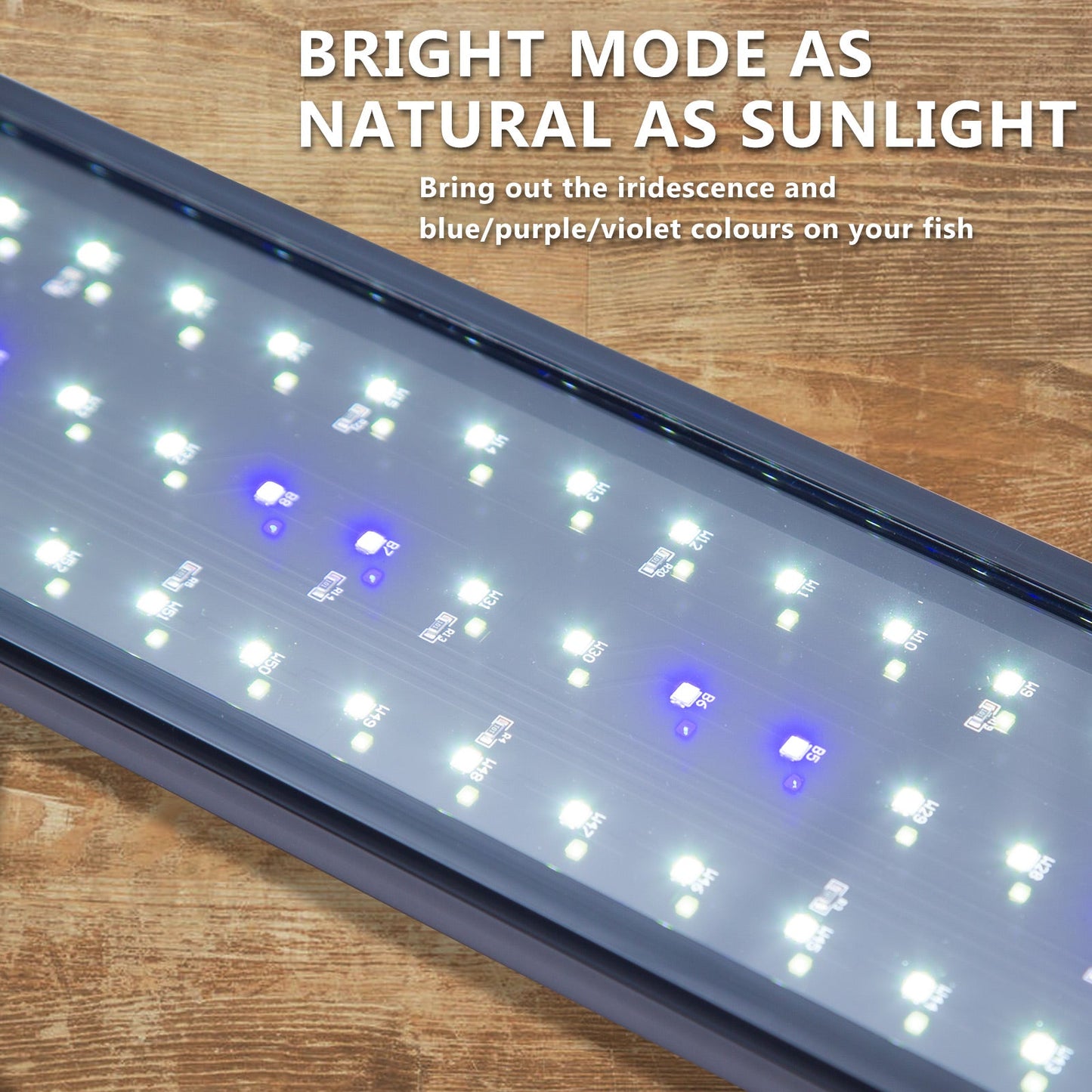 Dynamic Power | 27W Aquarium Blue White LED Light for Tank 95 - 115cm | Cradle Coast Pet & Aquarium