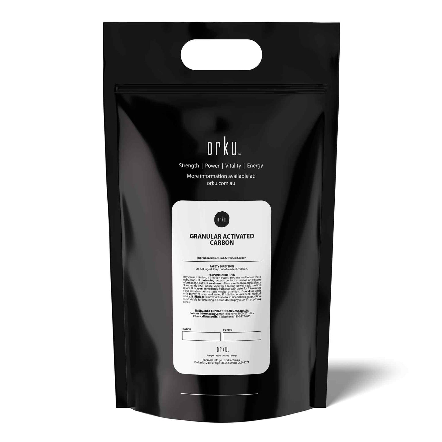ORKU | 5Kg Granular Activated Carbon | Cradle Coast Pet & Aquarium