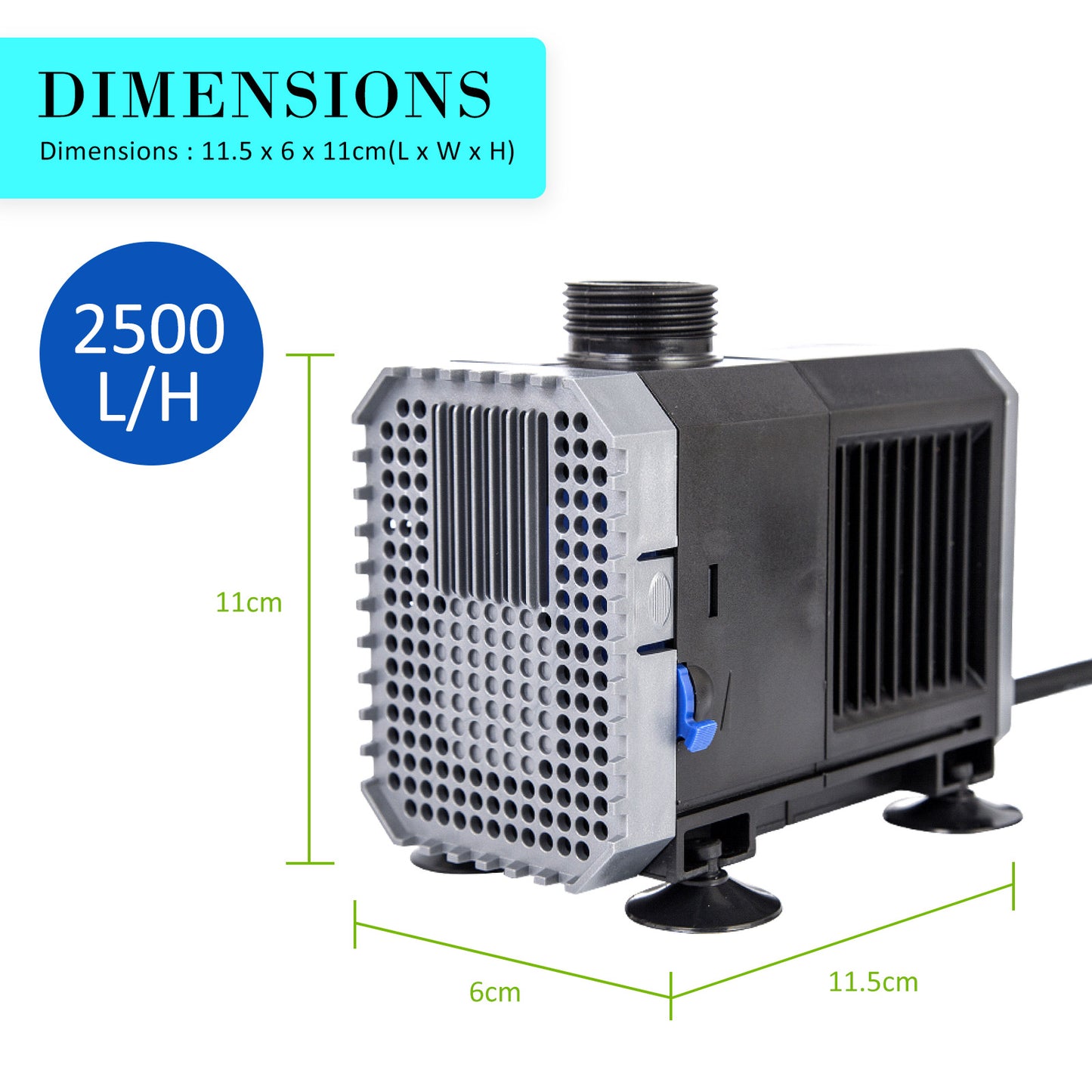 Submersible Water Pump 2500L/H