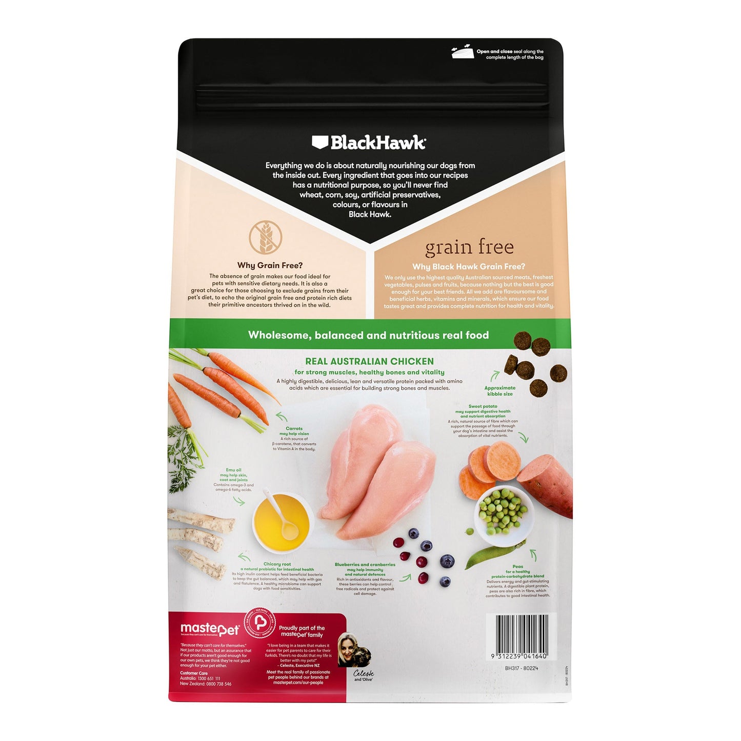 Black Hawk|Adult Dog Grain Free – Chicken|Cradle Coast Pet & Aquarium