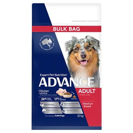 Advance|Adult Medium Breed Chicken with Rice Dry Dog Food|Cradle Coast Pet & Aquarium