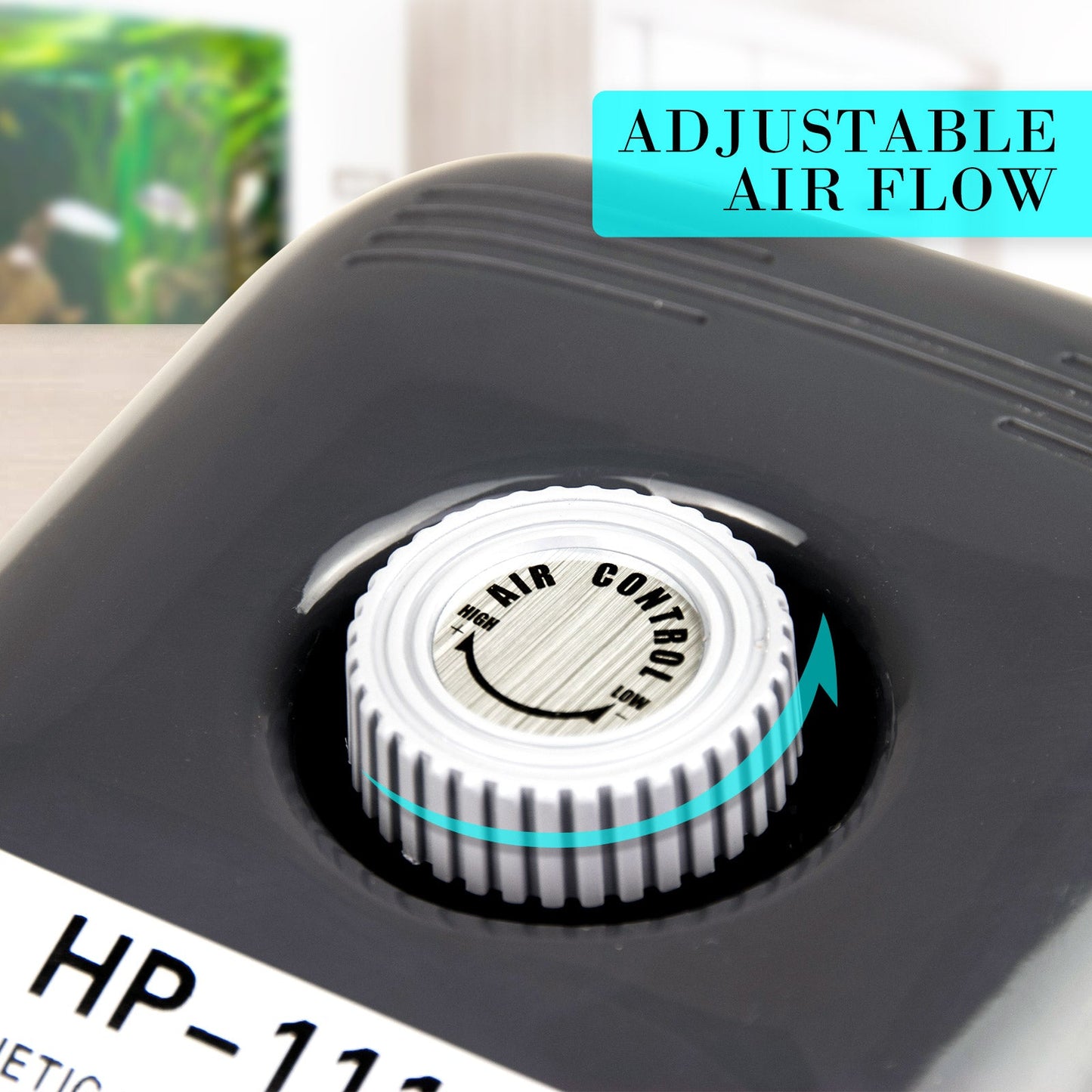 Dynamic Power | Aquarium Air Pump Oxygen Hydroponic 4 Outlet 360L/H 13W | Cradle Coast Pet & Aquarium