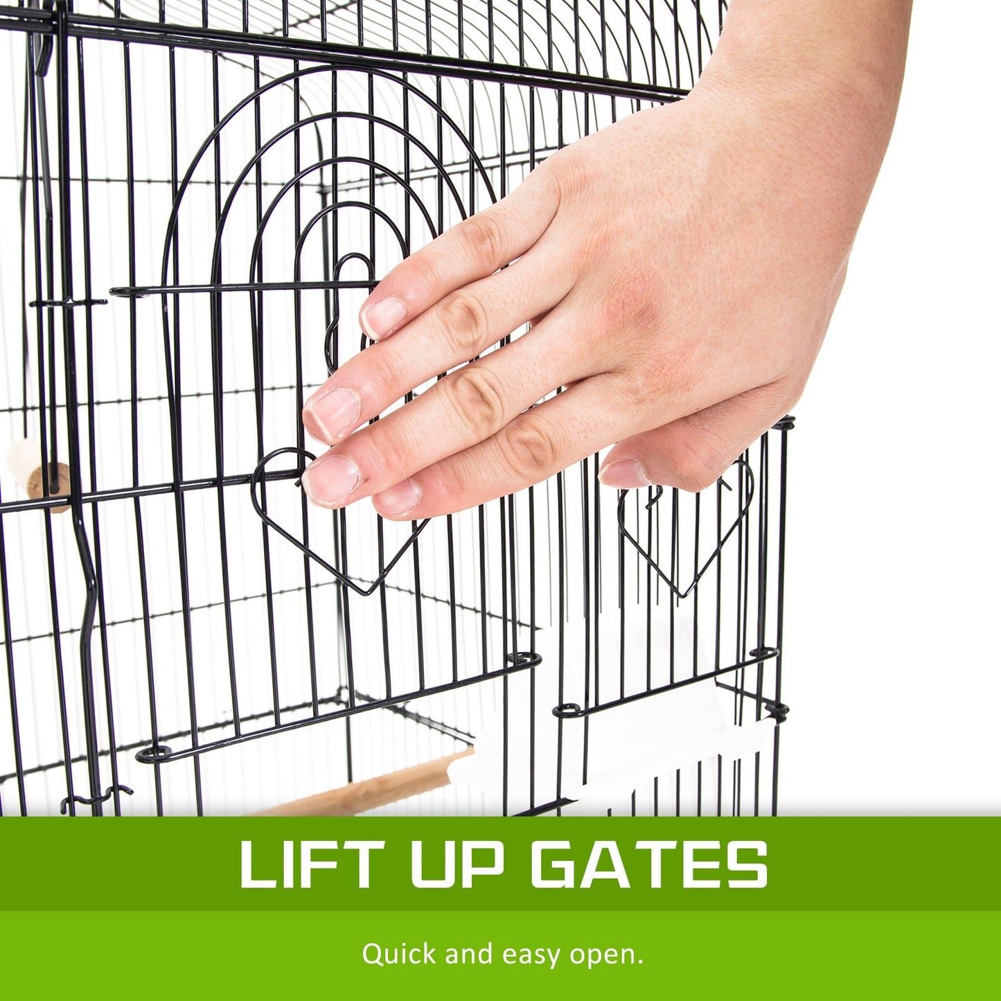 Paw Mate | Bird Cage Parrot Aviary 2IN1 Design VEER 92cm | Cradle Coast Pet & Aquarium