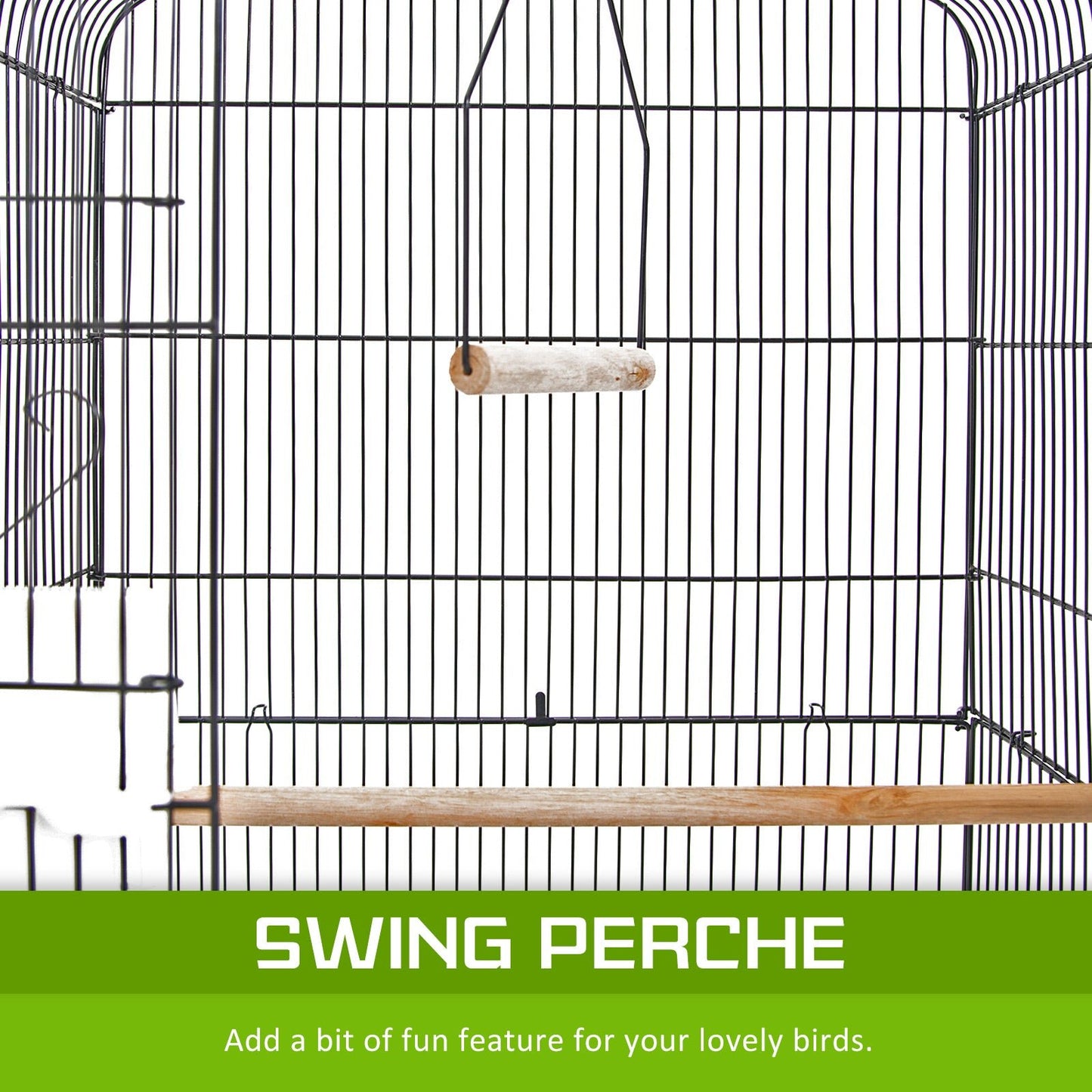 Paw Mate | Bird Cage Parrot Aviary 2IN1 Design VEER 92cm | Cradle Coast Pet & Aquarium