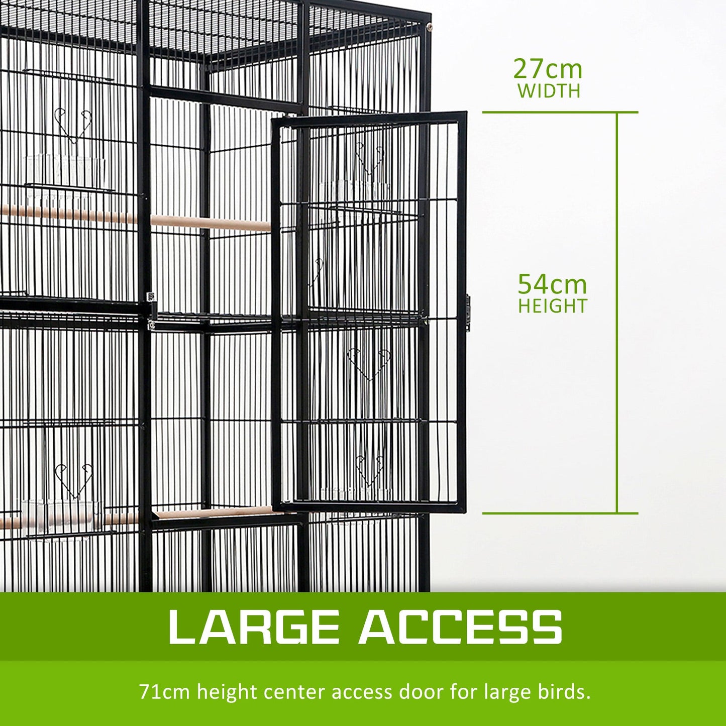 i.Pet | Bird Cage Parrot Aviary Melody 137cm | Cradle Coast Pet & Aquarium