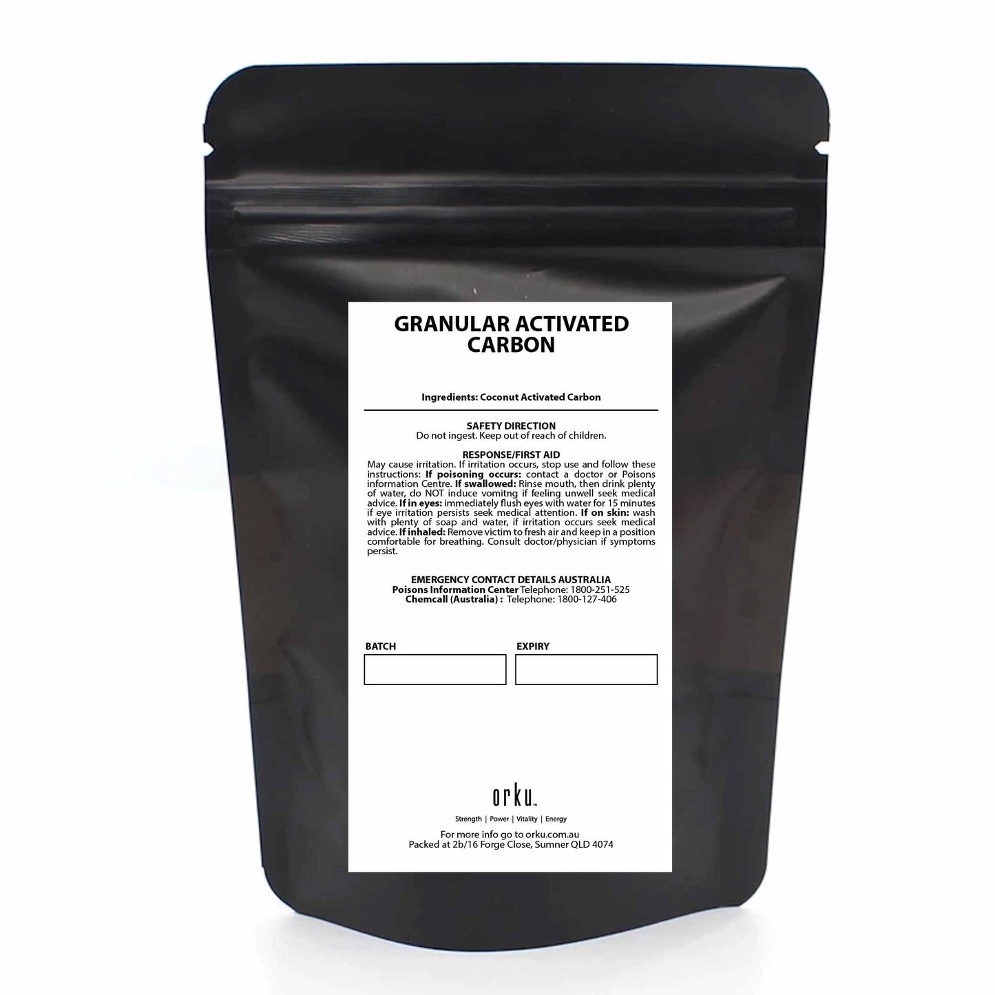 ORKU | Bulk 10Kg Granular Activated Carbon | Cradle Coast Pet & Aquarium