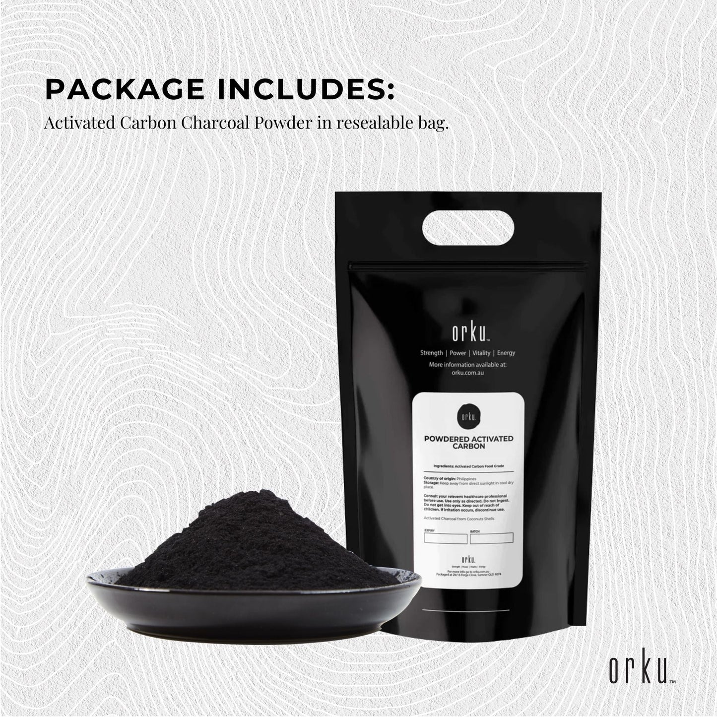 ORKU | Bulk 10Kg Granular Activated Carbon | Cradle Coast Pet & Aquarium