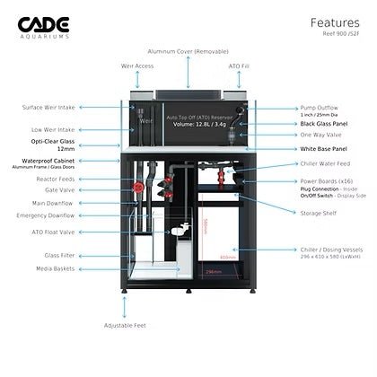 Cade Aquariums|Cade Pro Reef S2/F 900|Cradle Coast Pet & Aquarium