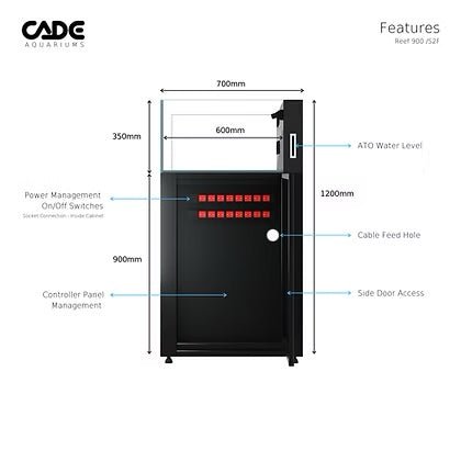Cade Aquariums|Cade Pro Reef S2/F 900|Cradle Coast Pet & Aquarium