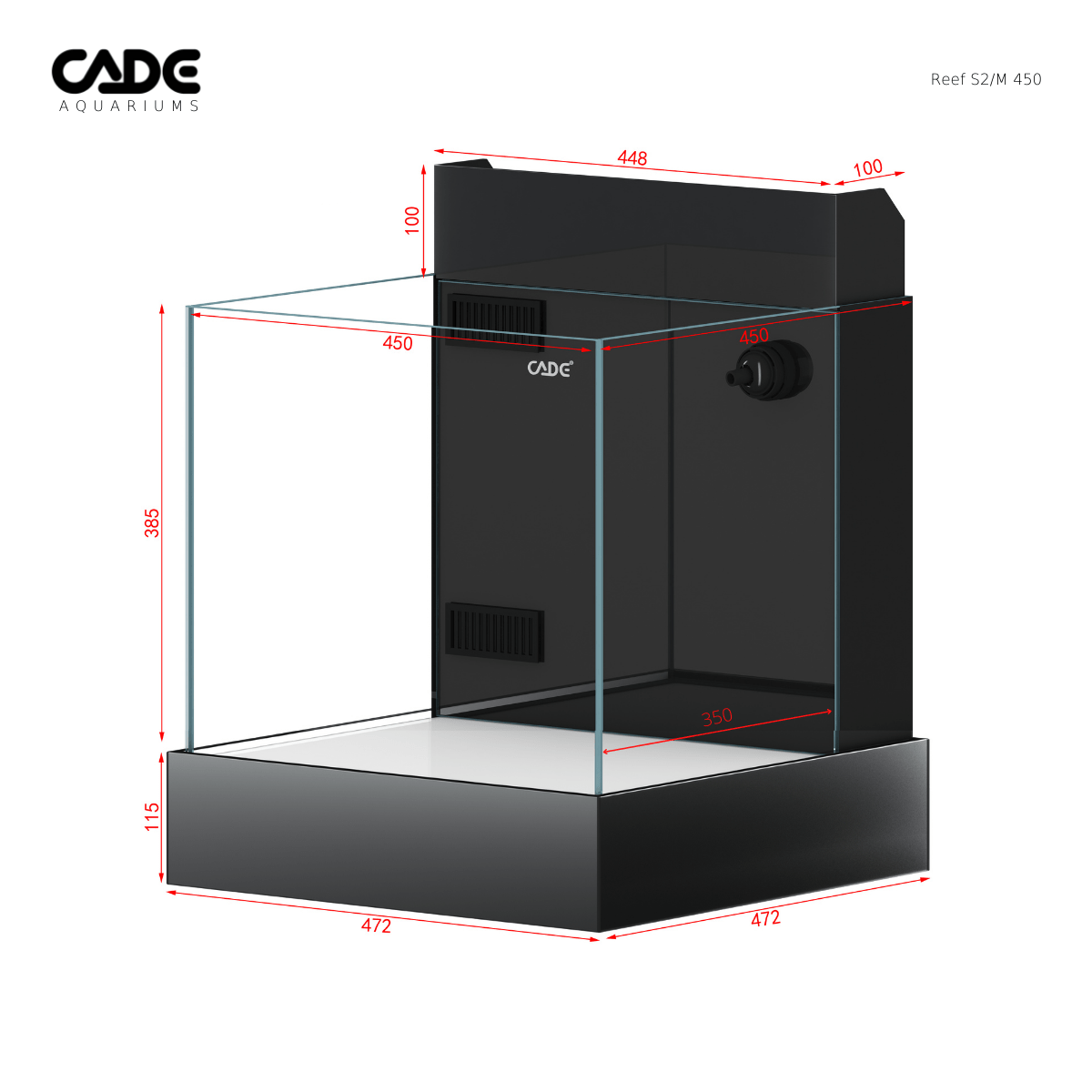 Cade Aquariums|Cade Reef S2 Desktop Mini|Cradle Coast Pet & Aquarium