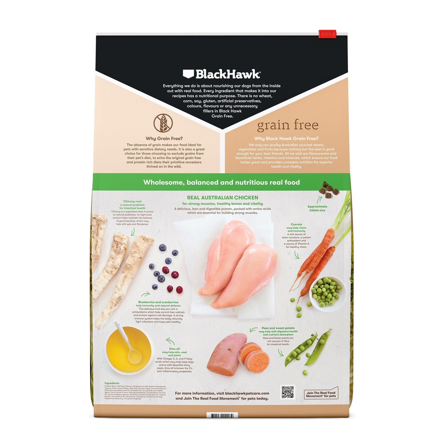 Black Hawk|Grain Free Chicken Small Breed Adult Dry Dog Food|Cradle Coast Pet & Aquarium