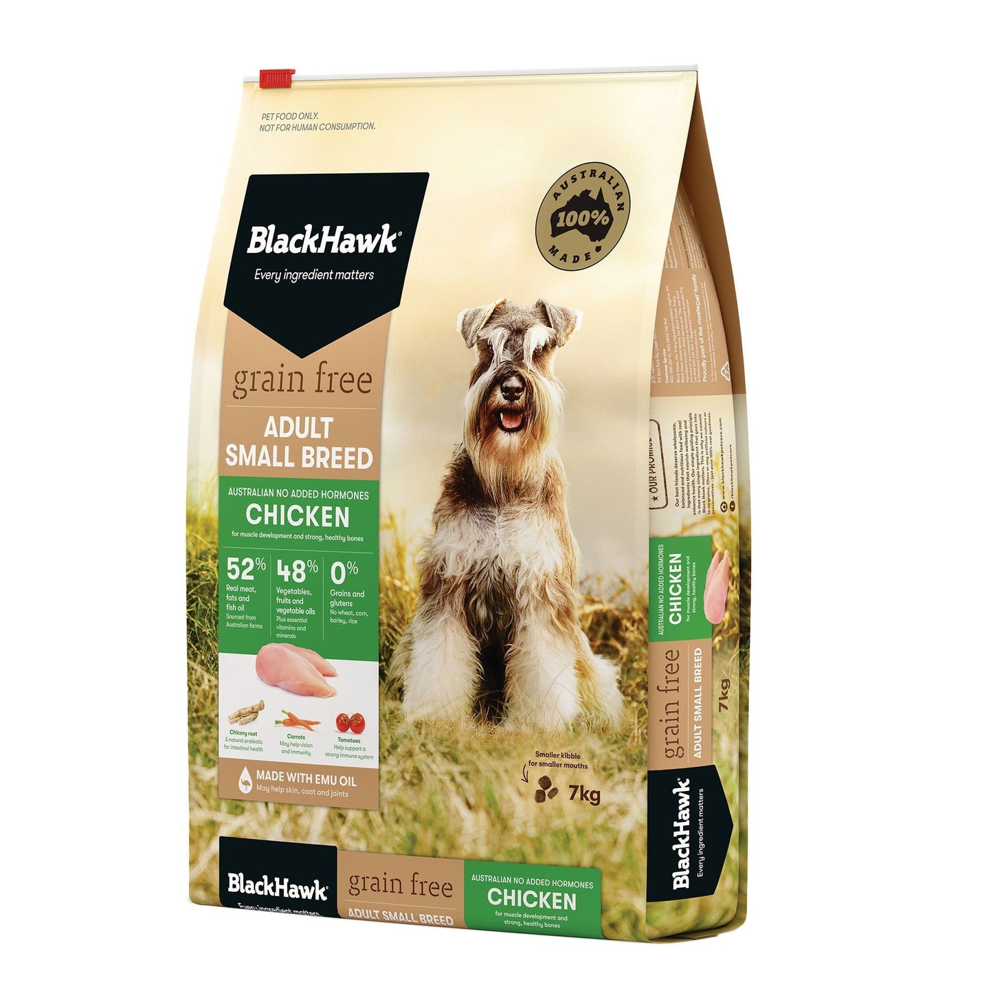 Black Hawk|Grain Free Chicken Small Breed Adult Dry Dog Food|Cradle Coast Pet & Aquarium