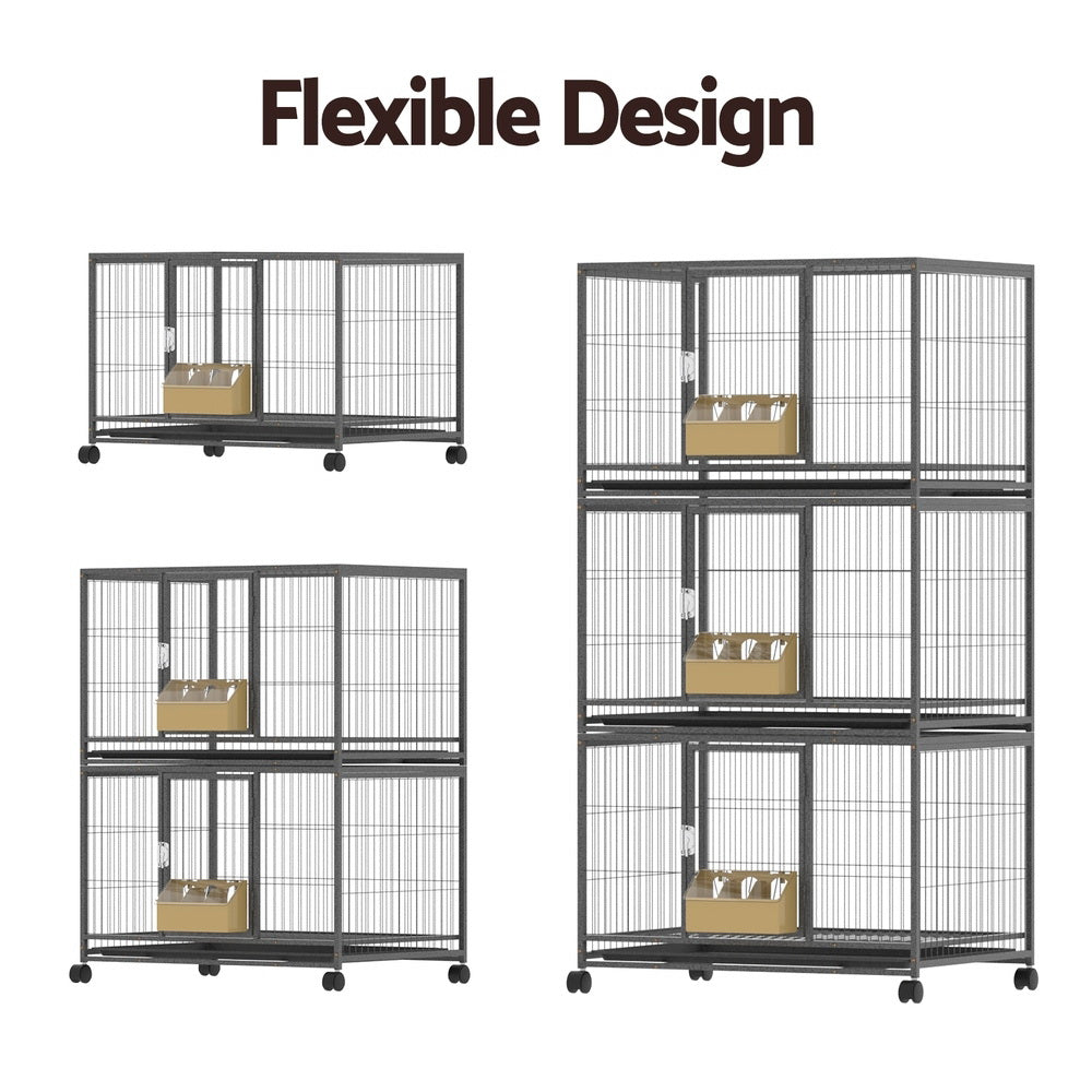 Cradle Coast Pet & Aquarium | i.Pet Bird Cage Large Bird Cages Aviary Budgie Perch Cage Parrot Pet Stand Wheels | Cradle Coast Pet & Aquarium