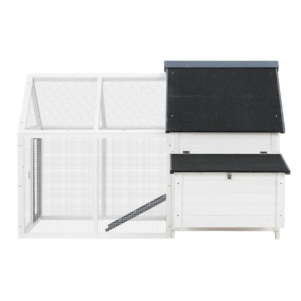 Cradle Coast Pet & Aquarium | i.Pet Chicken Coop Rabbit Hutch 166cm x 120cm x 112cm Large Chicken Coop House Run Cage Wooden | Cradle Coast Pet & Aquarium