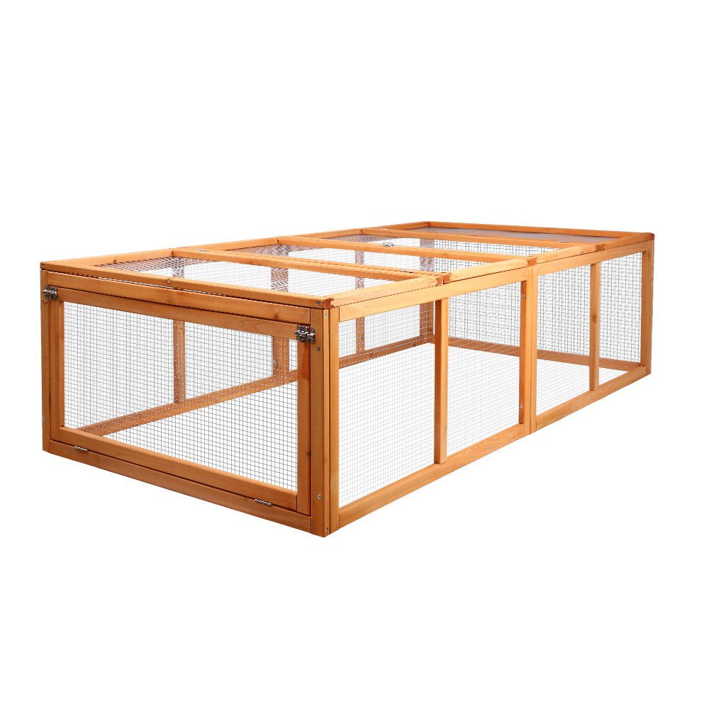 Cradle Coast Pet & Aquarium | i.Pet Chicken Coop Rabbit Hutch 180cm Extra Large Wooden Chicken House Run XL Hen Cage | Cradle Coast Pet & Aquarium