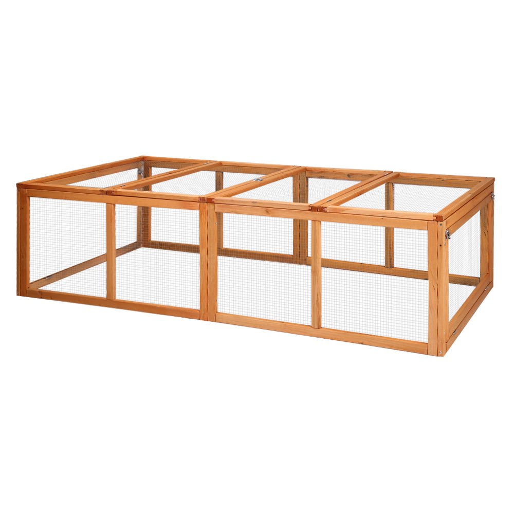 Cradle Coast Pet & Aquarium | i.Pet Chicken Coop Rabbit Hutch 180cm Extra Large Wooden Chicken House Run XL Hen Cage | Cradle Coast Pet & Aquarium