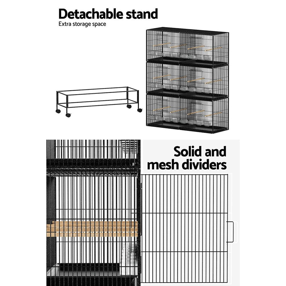 i.Pet | i.Pet Expandable 6 - Cage Bird Aviary with Stand – 175cm | Cradle Coast Pet & Aquarium