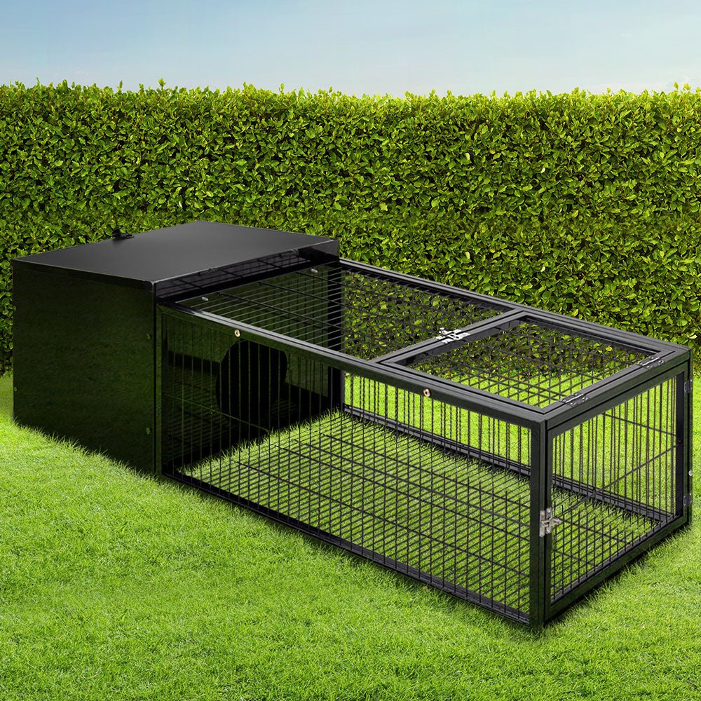 Cradle Coast Pet & Aquarium | i.Pet Rabbit Cage 122x52cm Hutch Enclosure Carrier Metal | Cradle Coast Pet & Aquarium