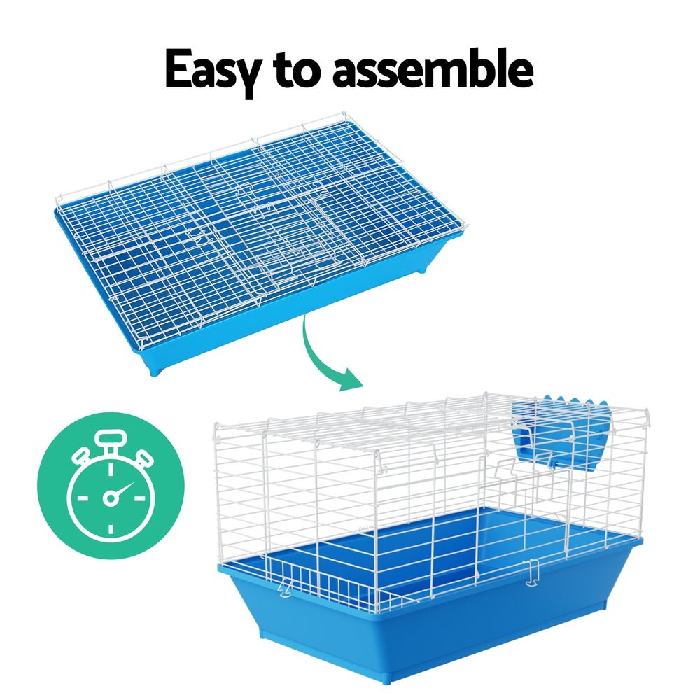 Cradle Coast Pet & Aquarium | i.Pet Rabbit Cage 88cm Indoor Guinea Pig | Cradle Coast Pet & Aquarium