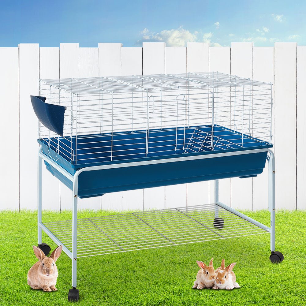 Cradle Coast Pet & Aquarium | i.Pet Rabbit Cage Hutch 106cm Indoor Enclosure Carrier | Cradle Coast Pet & Aquarium