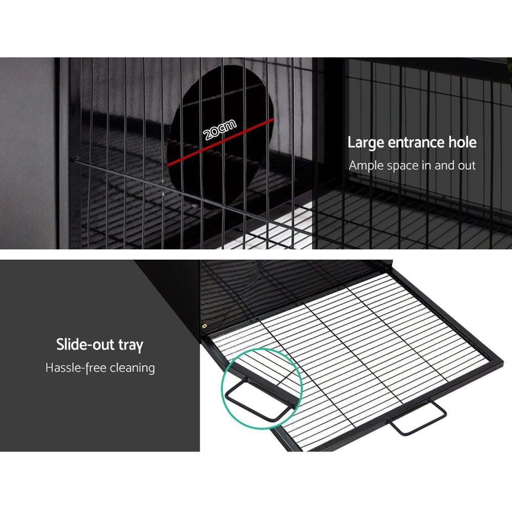 Cradle Coast Pet & Aquarium | i.Pet Rabbit Cage Hutch 162x60cm Enclosure Metal | Cradle Coast Pet & Aquarium