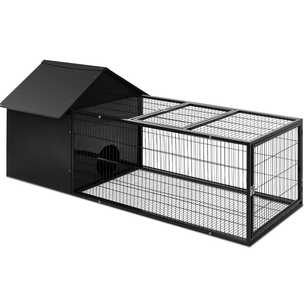 Cradle Coast Pet & Aquarium | i.Pet Rabbit Cage Hutch 162x60cm Enclosure Metal | Cradle Coast Pet & Aquarium