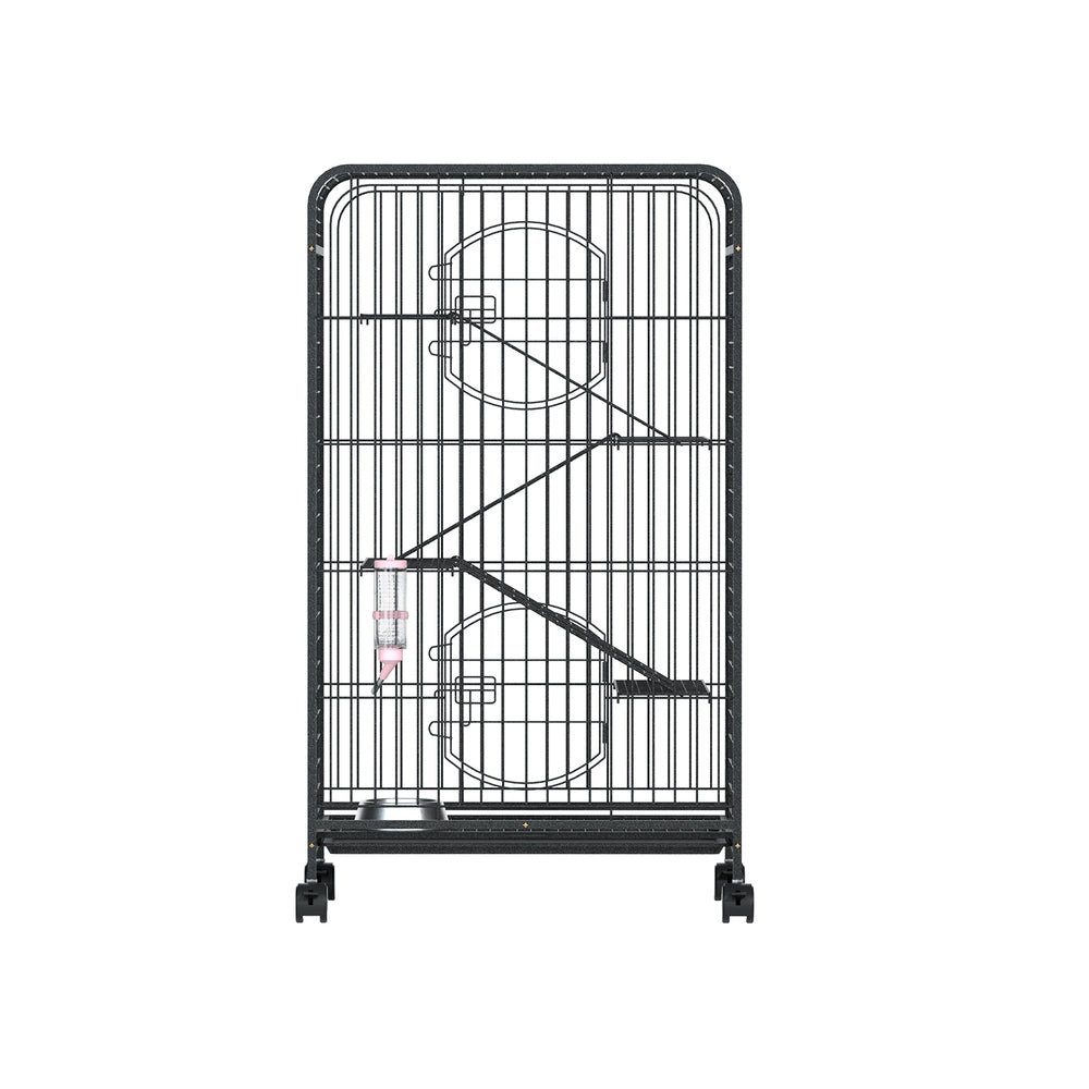 Cradle Coast Pet & Aquarium | i.Pet Rabbit Cage Indoor Hutch Guinea Pig Bird Ferret Cat Hamster 110cm 4 Level | Cradle Coast Pet & Aquarium