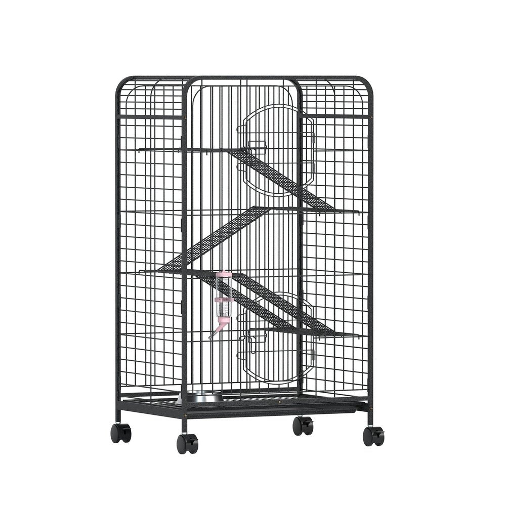 Cradle Coast Pet & Aquarium | i.Pet Rabbit Cage Indoor Hutch Guinea Pig Bird Ferret Cat Hamster 110cm 4 Level | Cradle Coast Pet & Aquarium
