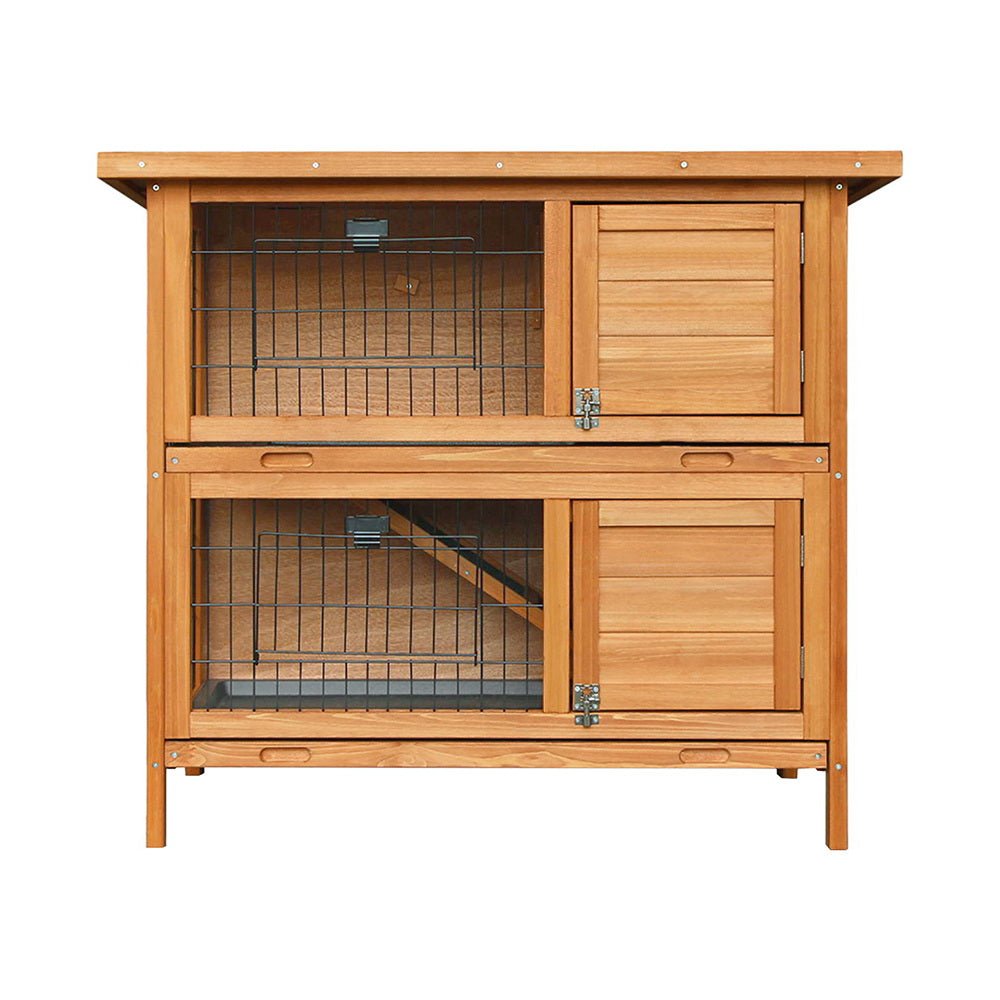 Cradle Coast Pet & Aquarium | i.Pet Rabbit Hutch Chicken Coop 91.5cm x 45cm x 82cm Chicken Coop Large Wooden House Run Cage | Cradle Coast Pet & Aquarium