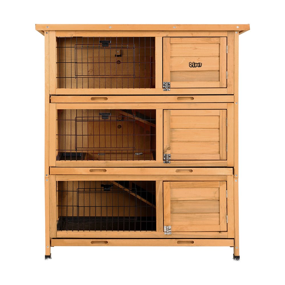 Cradle Coast Pet & Aquarium | i.Pet Rabbit Hutch Chicken Coop 91.5cm x 46cm x 116.5cm Chicken Coop Large House Cage Run Wooden Outdoor | Cradle Coast Pet & Aquarium