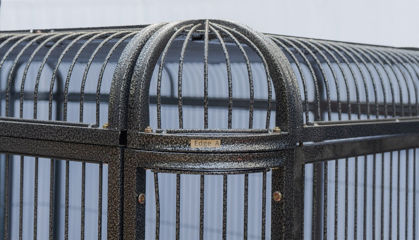 YES4PETS | Large Wrought Iron Bird Cage with Cover – 219cm | Cradle Coast Pet & Aquarium