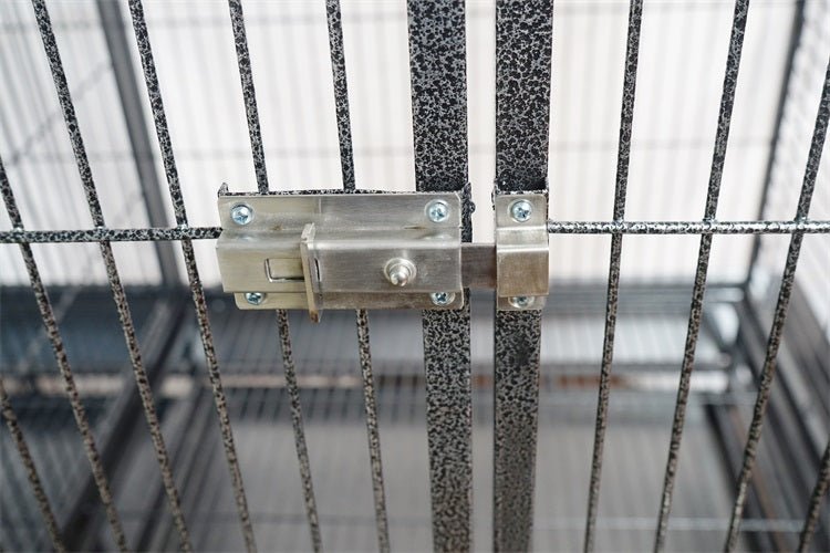 YES4PETS | Large Wrought Iron Double Bird Cage with Divider – 185cm | Cradle Coast Pet & Aquarium