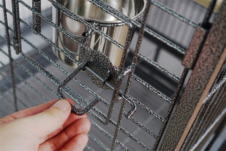 YES4PETS | Large Wrought Iron Double Bird Cage with Divider – 185cm | Cradle Coast Pet & Aquarium