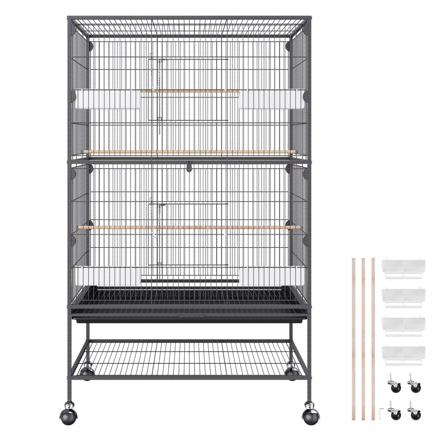 Vevor | Medium Bird Cage on Wheels - 132cm | Cradle Coast Pet & Aquarium