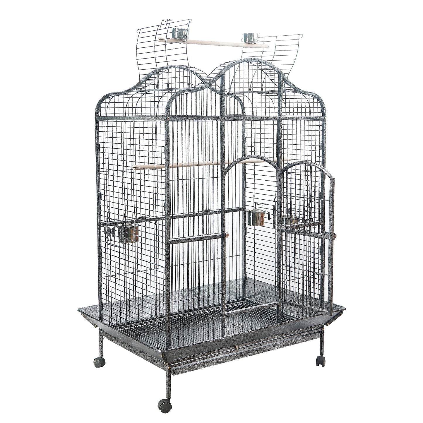 YES4PETS | Open Top Wrought Iron Bird Cage – 183cm | Cradle Coast Pet & Aquarium