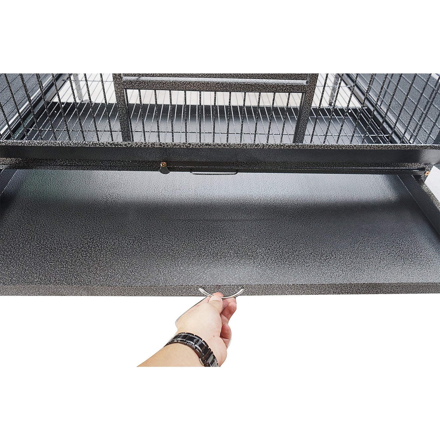 YES4PETS | Open Top Wrought Iron Bird Cage – 183cm | Cradle Coast Pet & Aquarium