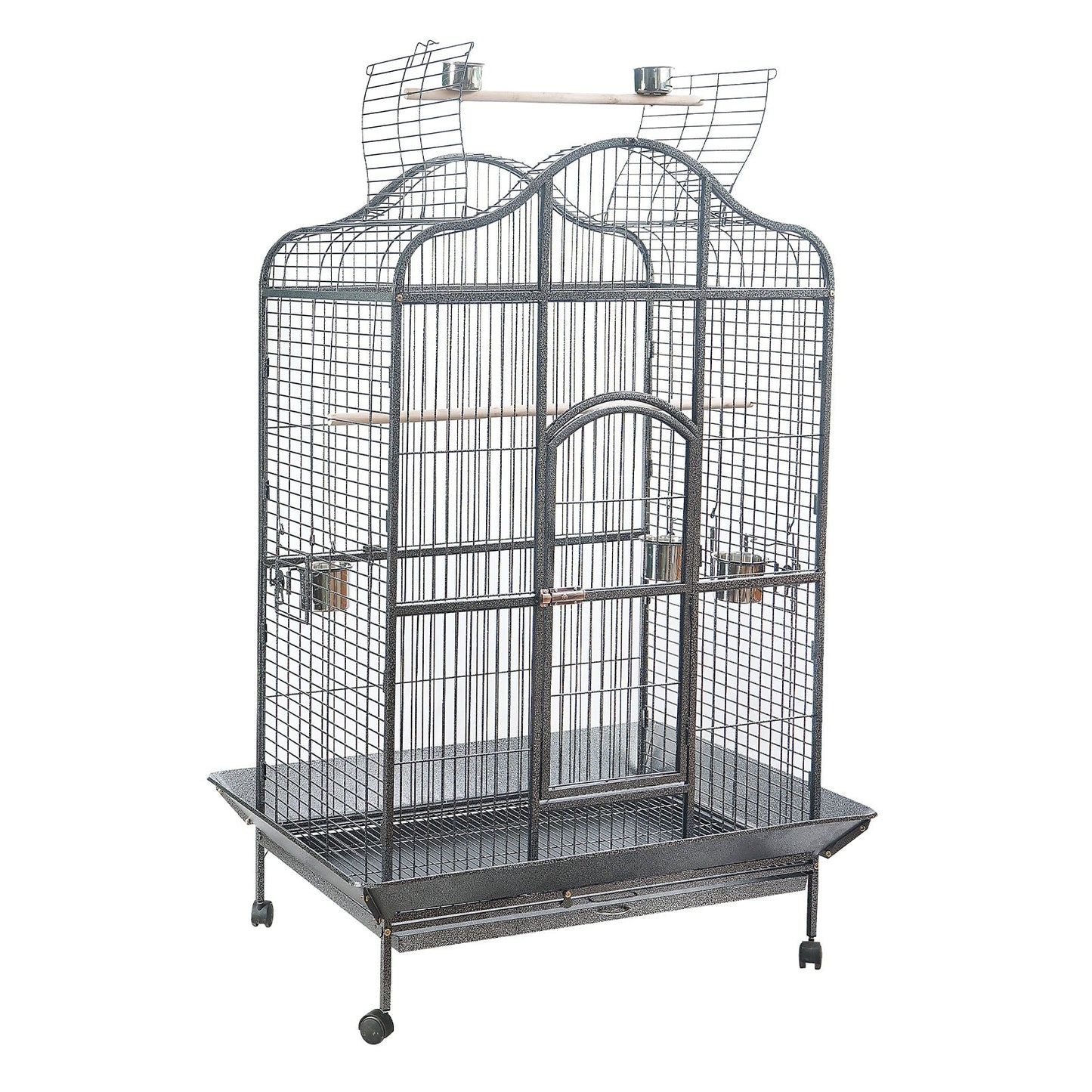 YES4PETS | Open Top Wrought Iron Bird Cage – 183cm | Cradle Coast Pet & Aquarium
