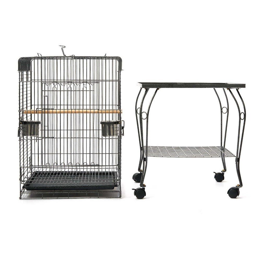 YES4PETS | Parrot Cage with Dome Roof & Stand – 148cm | Cradle Coast Pet & Aquarium