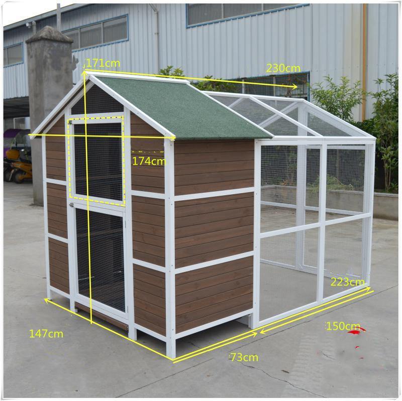 YES4PETS | Timber Pigeon Loft with Flight Run – 12 Nesting Compartments | Cradle Coast Pet & Aquarium