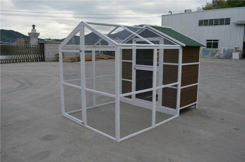 YES4PETS | Timber Pigeon Loft with Flight Run – 12 Nesting Compartments | Cradle Coast Pet & Aquarium
