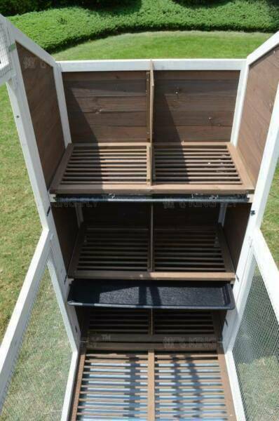 YES4PETS | Timber Pigeon Loft with Flight Run – 12 Nesting Compartments | Cradle Coast Pet & Aquarium
