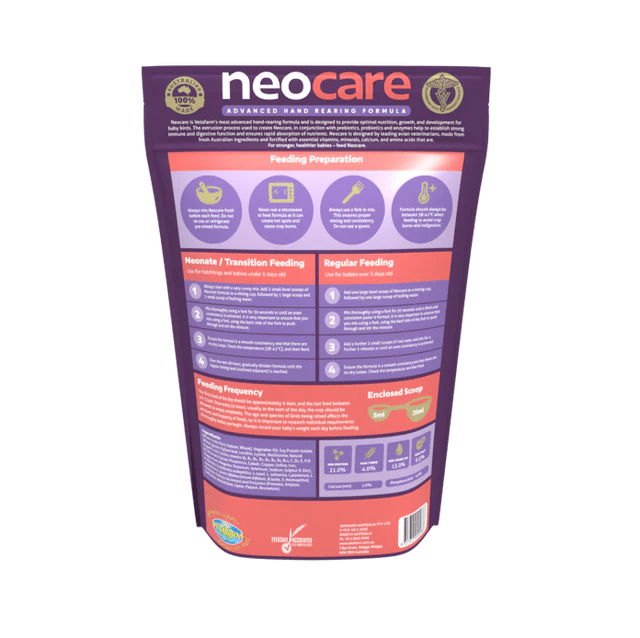 Vetafarm|Vetafarm Neo Care Handrearing Mix|Cradle Coast Pet & Aquarium