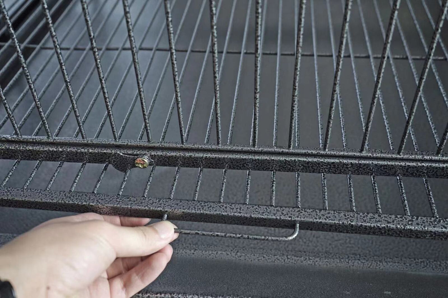 YES4PETS | Wrought Iron Double Bird Cage with Divider – 195cm | Cradle Coast Pet & Aquarium