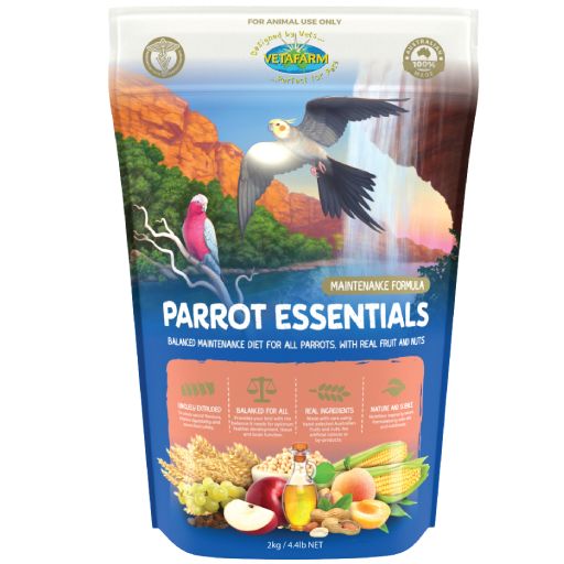 vetafarm parrot essentials - cradle coast pet & aquarium