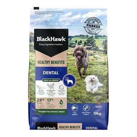 black hawk adult healthy benefits dental dry dog food