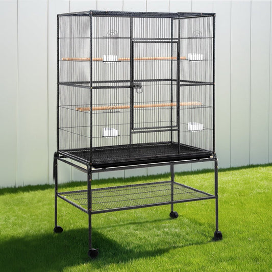 i.Pet | 160cm Bird Cage – Wrought Iron on Wheels | Cradle Coast Pet & Aquarium