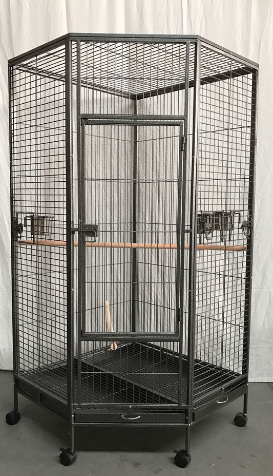 YES4PETS | 162cm Corner Bird Cage on Castor Wheels | Cradle Coast Pet & Aquarium