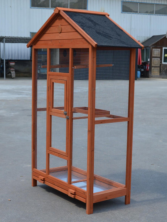 YES4PETS | 175cm Wooden Bird Aviary | Cradle Coast Pet & Aquarium